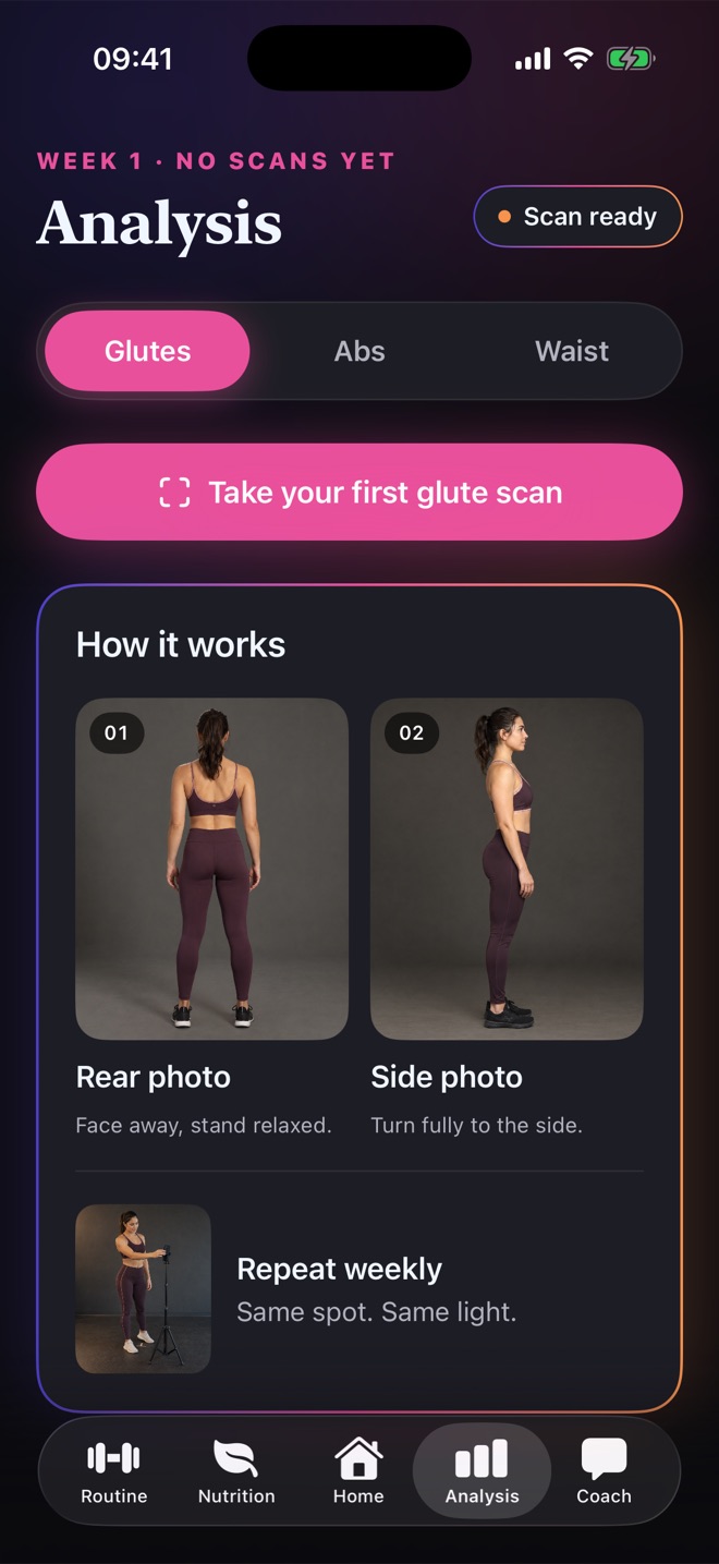 Weekly glute scan